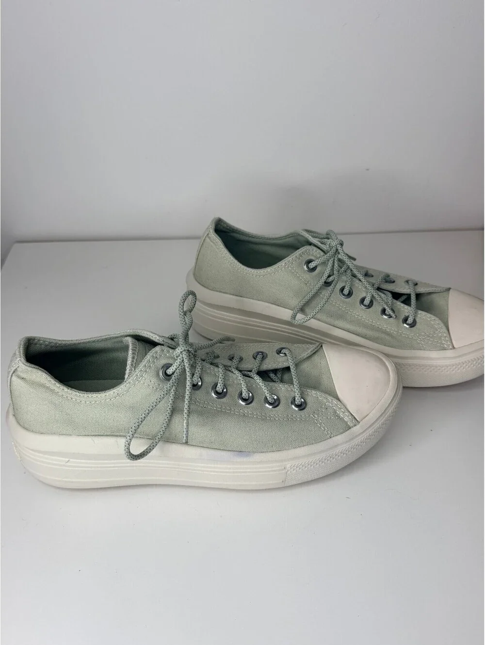 Converse Chuck Taylor Platform Sneakers Sage Green women's size 10